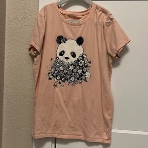 Adorable Flower Panda T-Shirt!